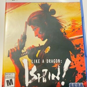SEGA Like a Dragon: Ishin! - PlayStation Game with Orange Cover